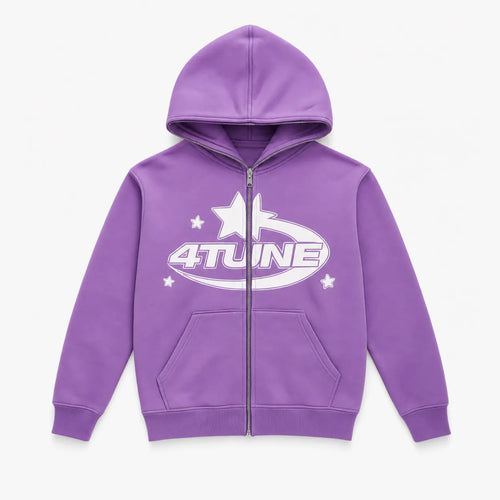 Star Graphic Zip Hoodie