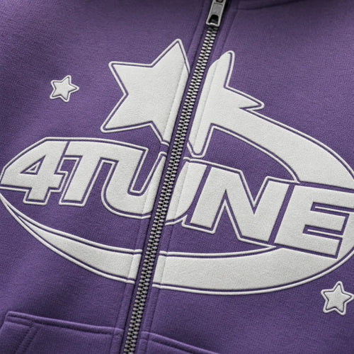Star Graphic Zip Hoodie