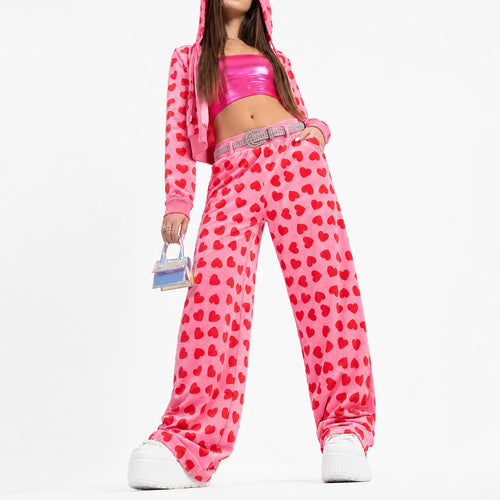 Tracksuit Zip Hoodie Heart