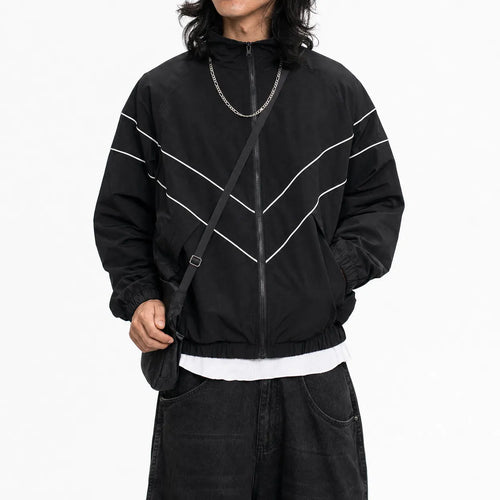V Line Track Jacket
