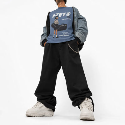 Urban Y2K Vintage Japanese Graphic T Shirt