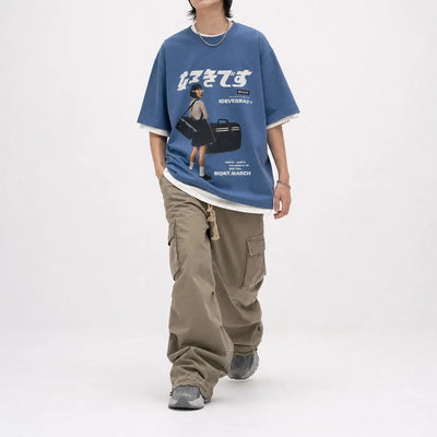 Urban Y2K Vintage Japanese Graphic T Shirt