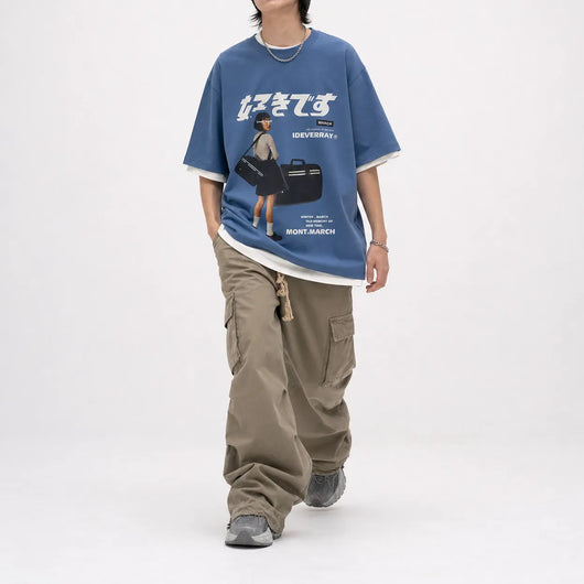 Urban Y2K Vintage Japanese Graphic T Shirt