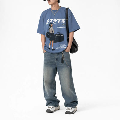 Urban Y2K Vintage Japanese Graphic T Shirt