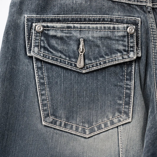 Urban Y2K Vintage Washed Baggy Jeans