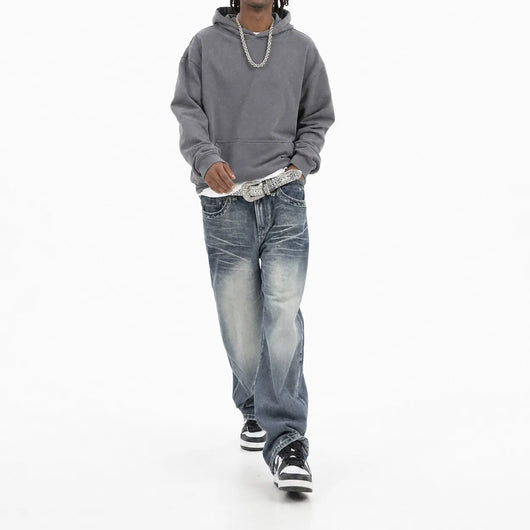 Urban Y2K Vintage Washed Baggy Jeans