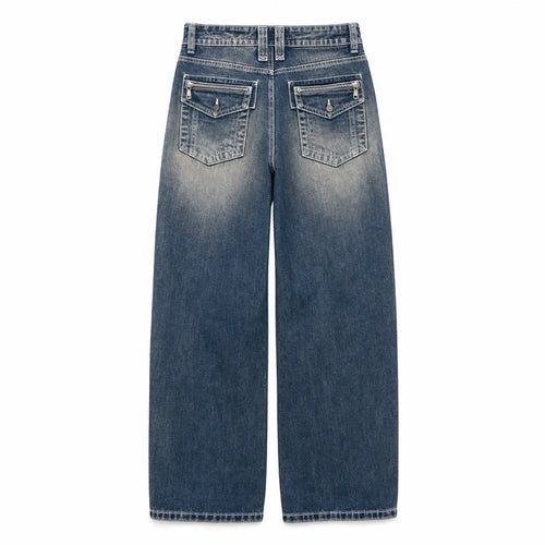 Vintage Washed Baggy Jeans