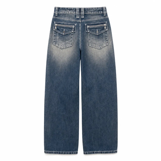 Urban Y2K Vintage Washed Baggy Jeans