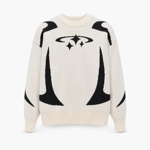 Oversized Retro Style Jumper