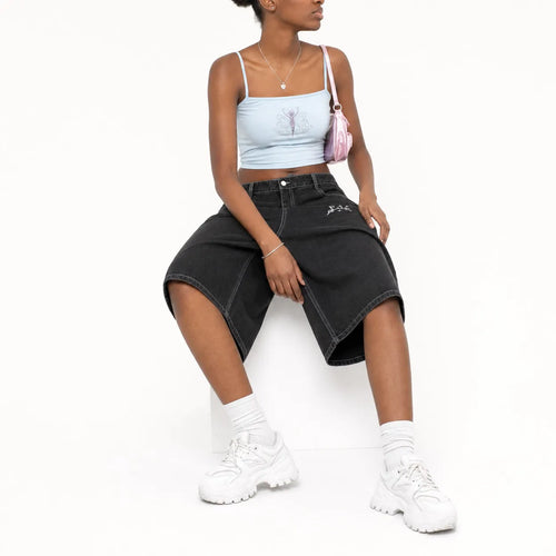 Wide Leg Baggy Shorts