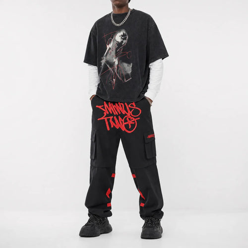 Wide Leg Cargo Pants