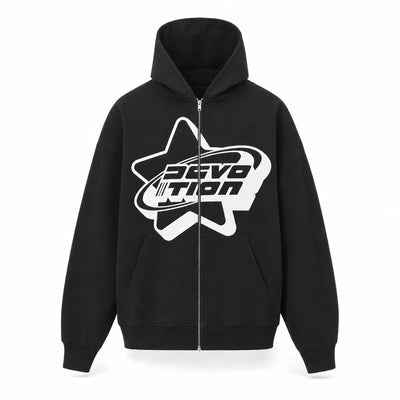 Urban Y2K XS Full Zip Hoodie Y2K Streetwear