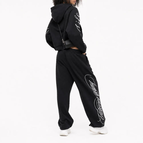 Zip Hoodie Calligraphy Script