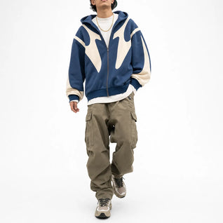 Zip Hoodie Oversized Hood