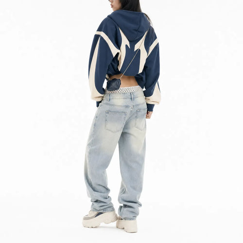 Zip Hoodie Oversized Hood