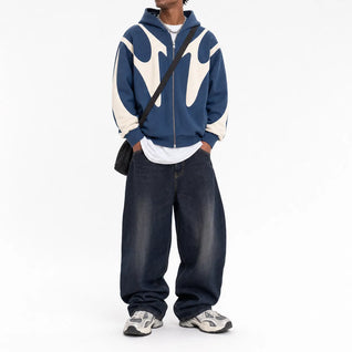 Zip Hoodie Oversized Hood