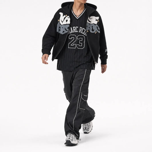 Urban Y2K Zip Hoodie Relaxed Fit