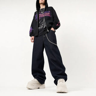 Zip Up Hoodie Graphic Print