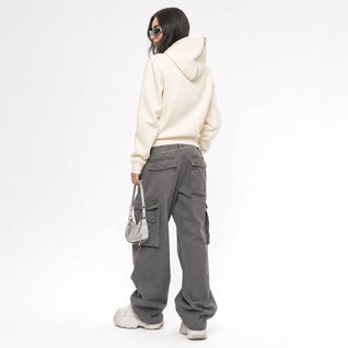Zip Up Hoodie Reflective Star