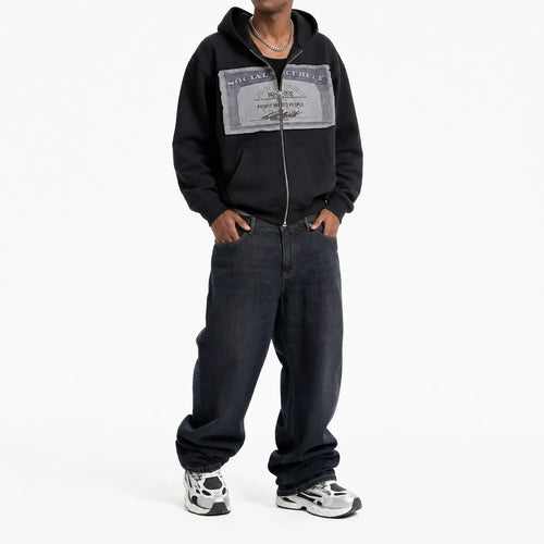 Zip Up Hoodie Social Security